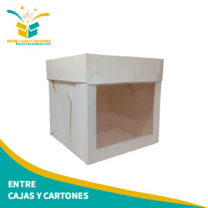 Caja torta alta mediana