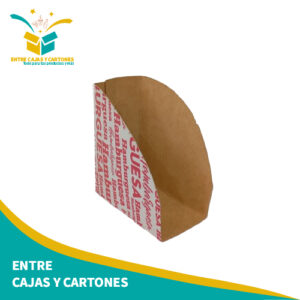 Portahamburguesa diseño paq. 100 unidades